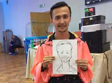 шарж танцора Аллюр