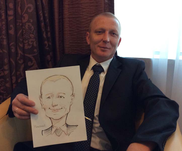 шаржист на свадьбу Михаил Шабалин